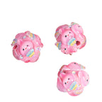 Embellished Bubblegum Beads 20mm Cartoon Animal Resin Rhinestone 4pcs 5