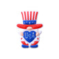 Silicone Focal Beads Independence Day American Cattle USA Double Flag 20pcs 8