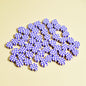 Heart Clay Beads 10mm Plaid Black White Polymer 100pcs 14
