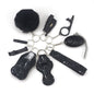 Self Defense Alarm Pompom Keychain Outdoor Safety 10 Pack 37