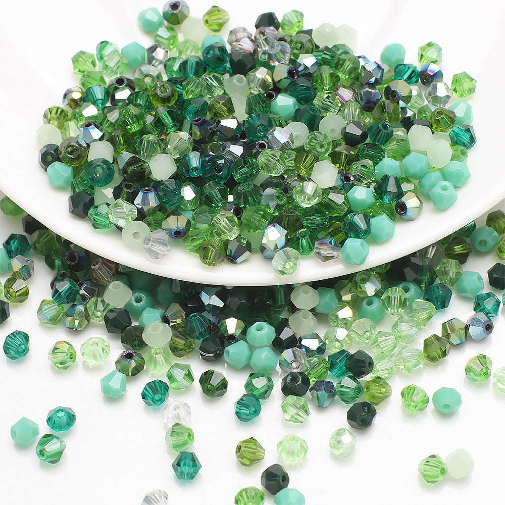 Electroplated Seed Glass Beads 4mm Lake Blue Metallic Shine 200pcs 11