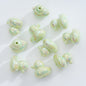 Plating Duck Acrylic Beads 22mm Glossy Iridescent 10pcs 14
