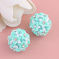 Embellished Bubblegum Beads 22mm Gradient Six Petal Flower Cluster 5pcs 9