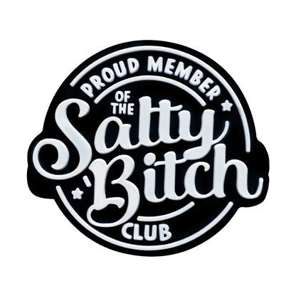 Silicone Focal Beads Proud Member Salty Bitch Club Script 20pcs 6