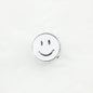 Smiling Face Enamel CCB Plastic Beads 10x8mm Colorful Mixed 50pcs 7