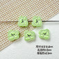 Rabbit and Bear Painted Metal Beads Glossy Finish Bulk 10pcs 18