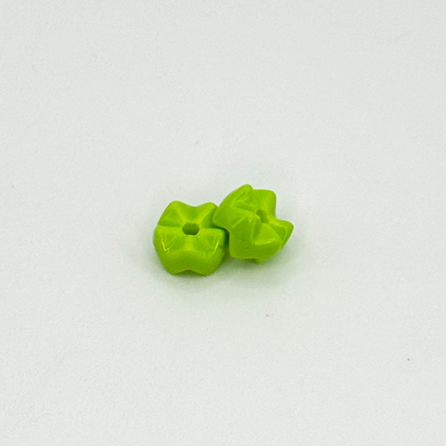 Acrylic Zigzag Spacer Beads 9mm Dopamine Colored Baking Painted 40pcs 9