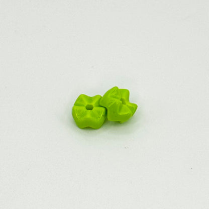 Acrylic Zigzag Spacer Beads 9mm Dopamine Colored Baking Painted 40pcs 9