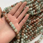 Crackle Round Glass Beads 10mm Ice Cracked Imitation Jade 40pcs 12
