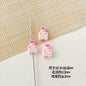 Double Sided Heart and Perfume Bottle Metal Beads 13/16mm Painted Alloy 10pcs 15