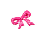 Splashed Ink Pattern Bow Acrylic Beads 29mm Colorful 20pcs 4