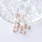 Acrylic Square Acrylic Beads 8mm Pastel Filled Core Glossy 60pcs 14