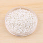 Ceramic Electroplated Seed Glass Beads 4mm Glossy Mixed Colors 460pcs 18