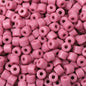 Cream Colored Pony Beads Acrylic 6mm Matte Wide Hole 50pcs 14
