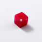 Ink Blooming Square Acrylic Beads 10mm Inclined Hole 100pcs 6