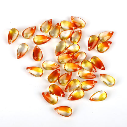 Czech Glass Beads Teardrop 8x14mm Smooth Polished 10pcs 11