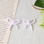 Colorful Hollow Bow Acrylic Beads 27mm Mixed Colors 100pcs 7