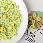 Flat Clay Beads 10mm Christmas Holly Fruit Polymer 100pcs 2