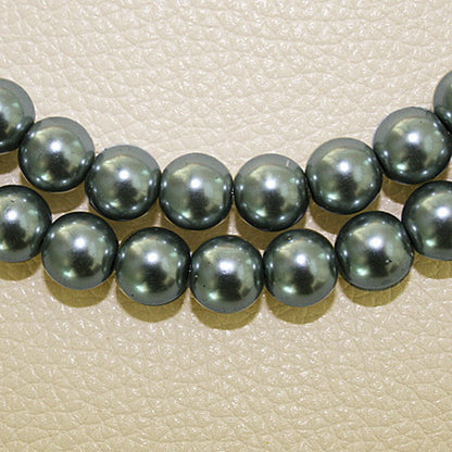 Pearl Glass Beads 10mm Imitation Smooth Lustrous Finish 20pcs 10