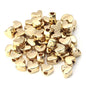 Plating Heart Acrylic Beads 12mm Large Hole Mixed Colors 100pcs 7