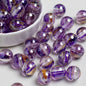 Glimmer Nebulous Resin Beads 12mm Round Multicolor Gradient 20pcs 18