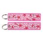 Double Sided Ukiyo Fabric Lanyard Keychain Japanese Motif 2pcs 7