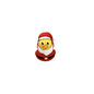 Silicone 3D Focal Beads Christmas Duck Wearing Santa Suit 6