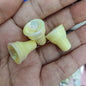 Painted Cone Acrylic Beads 18-20mm Glow In The Dark Pastel 100pcs 8