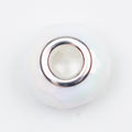Acrylic Faceted Spacer Beads 15mm UV Plating Large Hole 20pcs 6
