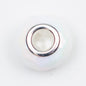 Acrylic Faceted Spacer Beads 15mm UV Plating Large Hole 20pcs 6