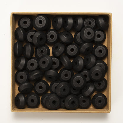 Wood UFO Spacer Beads 20mm Colored 100pcs 8