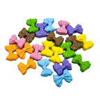 Bow Metal Beads 12mm Glossy Baking Painted Alloy 20pcs 5