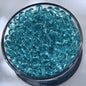 Ice Transparent Round Glass Beads 8mm Pastel Frosted Glow 100pcs 13