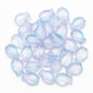 Electroplated Small Fish Glass Beads 10x14mm Translucent 30pcs 30