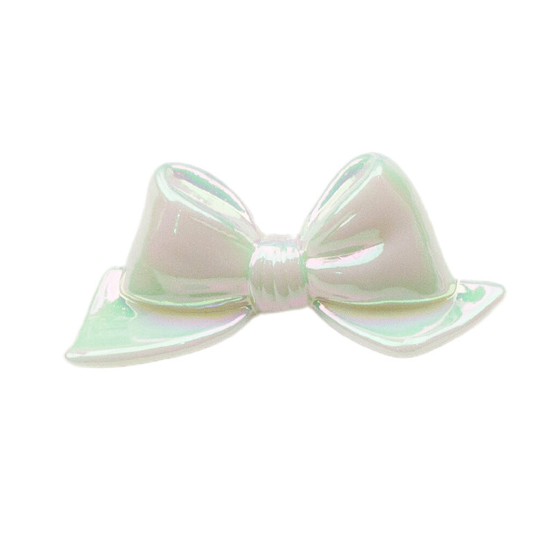 Glow Plating Butterfly Acrylic Beads 20x45mm Pearlescent Pastel 10pcs 13