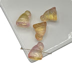 Transparent Christmas Cap Glass Beads 14x17mm Multicolor 100pcs 5