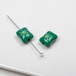 Sun Pattern Square Acrylic Beads 14mm Colorful Candy Bag 20pcs 11