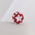 Embellished Star Clay Beads 18mm Pearl Rhinestone Bubblegum 10pcs 6