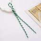 Two Tone Braided Rope Crochet Keychain Fabric Slim Durable 8pcs 6