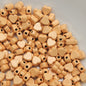 Heart Metal Beads 5mm Baking Painted Colorful Flat 50pcs 13