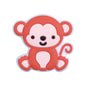 Silicone Focal Beads Animal Lion Tiger Smiling Face 20pcs 8