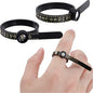 Plastic Finger Measure Belts with Magnifying Glass US Size 1-17 2pcs 2