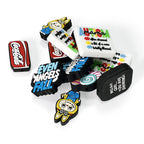 Silicone Focal Beads Soda Can Cartoon Text Bold Phrases 20pcs 3