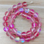 Matte Colorful Iridescent Mermaid Glass Beads 6mm 62pcs 15
