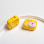 Polaroid Square Acrylic Beads 25mm Mini Camera Designs 10pcs 7