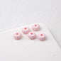 Acrylic Pumpkin Spacer Beads 8mm Striped 50pcs 21
