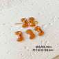 Teddy Bear and Game Controller Metal Beads Painted Alloy 10pcs 24