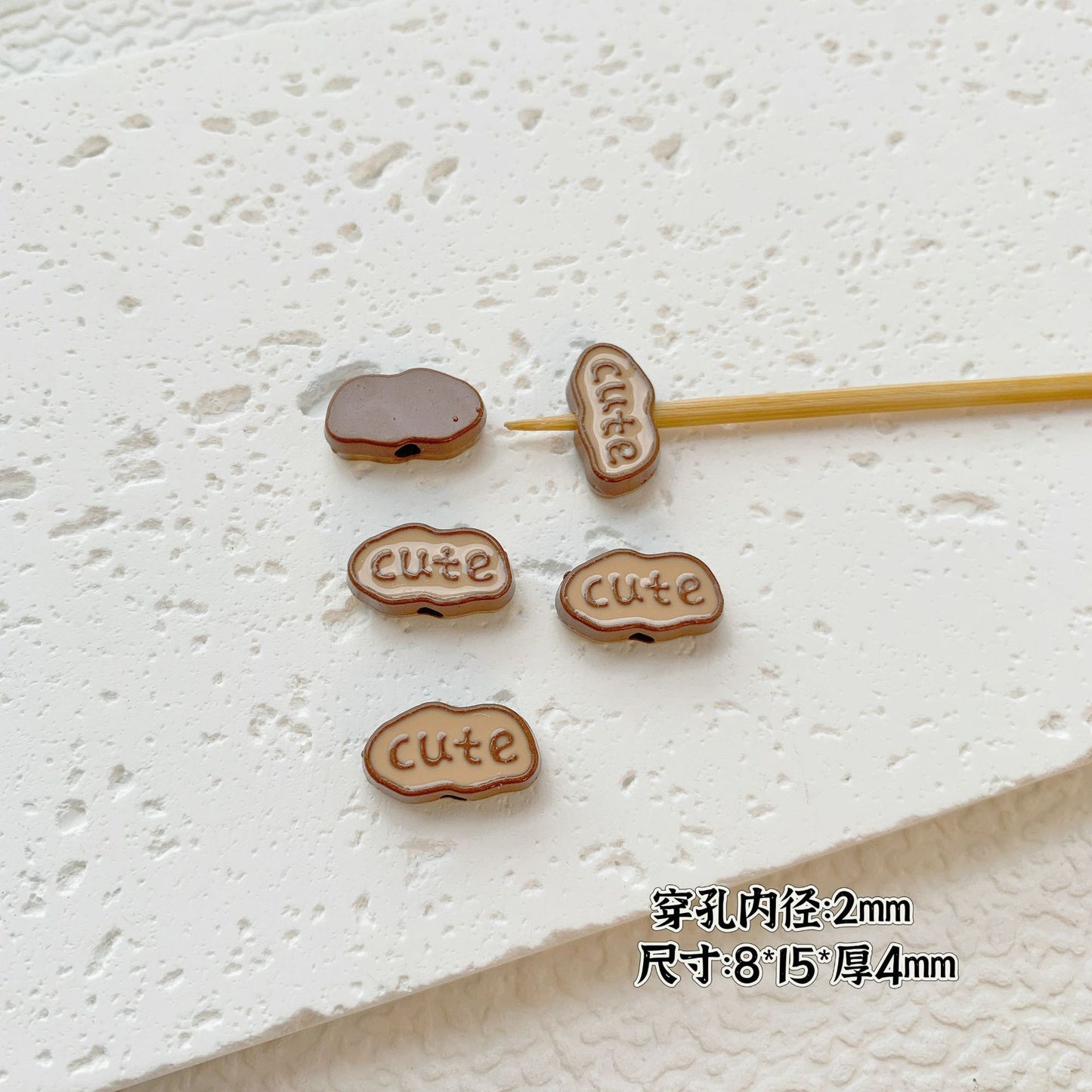 Painted Cute Character Plate Series Metal Beads Bulk 20pcs 40