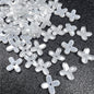 Czech Glass Beads Osmanthus 11.5mm Emerald Green Four-Petal 50pcs 6
