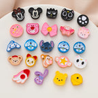 Cartoon Character Metal Beads Painted Enamel Alloy 10pcs